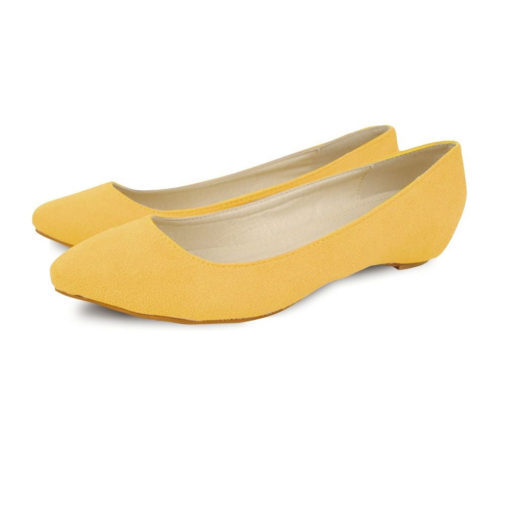 最終値下げ価格】ポインテッドトゥウフラットパンプス インヒール