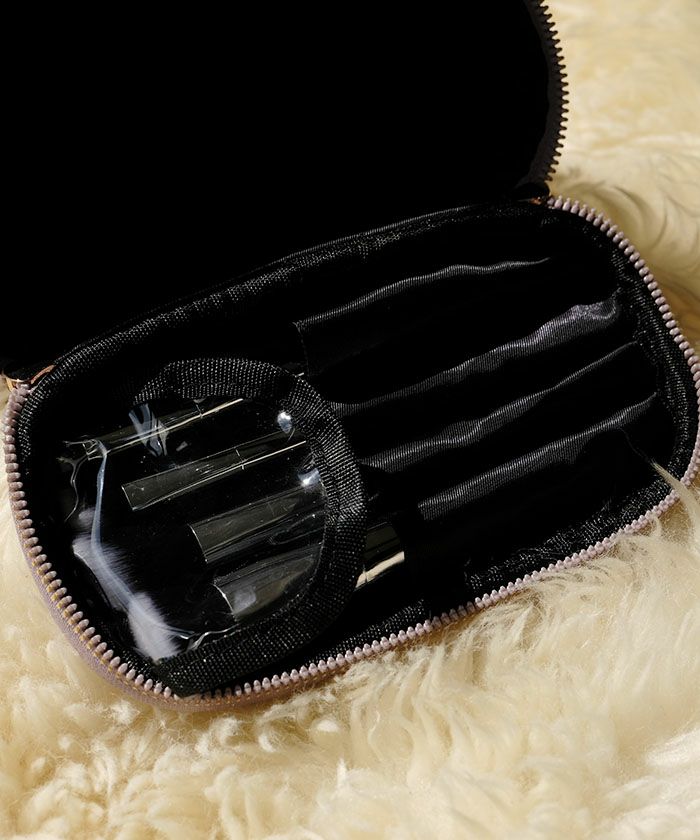 ブラシ入れ付きバニティー型化粧ポーチ | アクアガレージ aquagarage