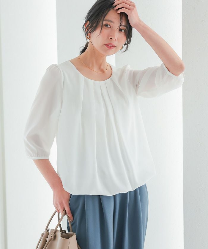 ＊シフォンブラウス＊ セール】 【前後着用可】シフォンブラウス （シャツ・ブラウス）｜ANY