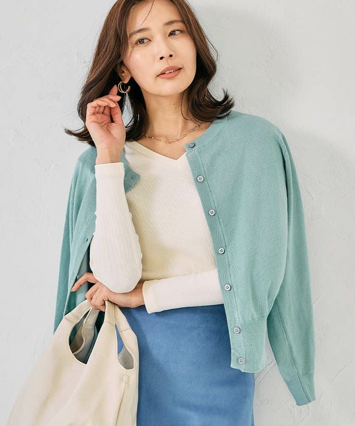 ニットアンサンブル｜コンパクトシルエット×着回し自在｜季節問わず