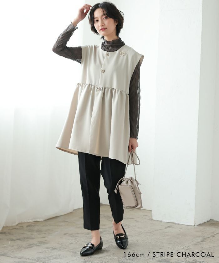 首のシワを隠せるレースインナー レディース 春 夏 秋 冬 S M L LL 3L