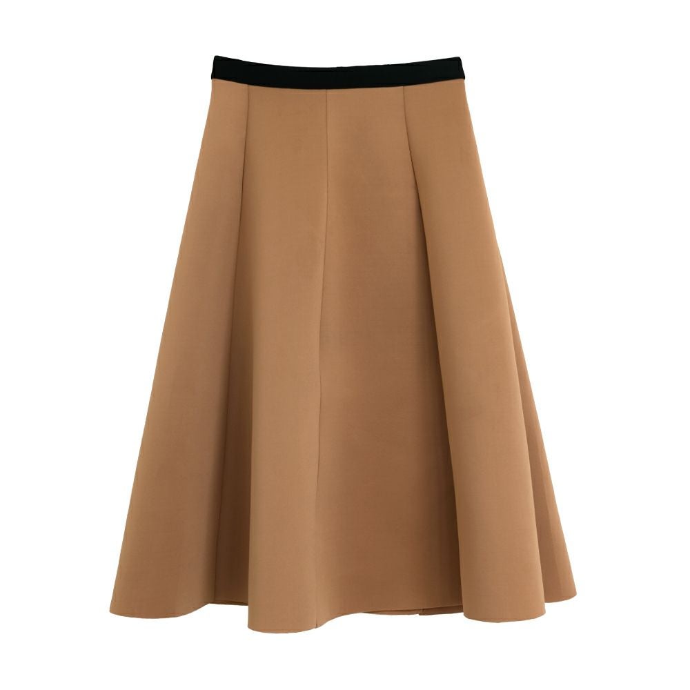 ダンボールニットフレアスカート レディース 秋 冬 M L | アクア