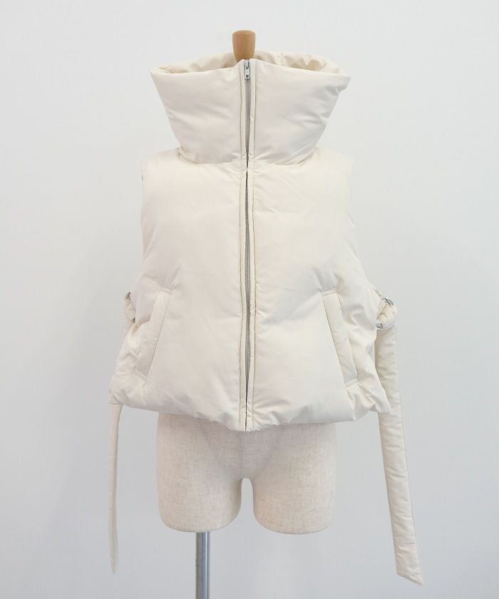 最終値下げ価格】ショート丈ファイバーダウンベスト レディース 秋 冬