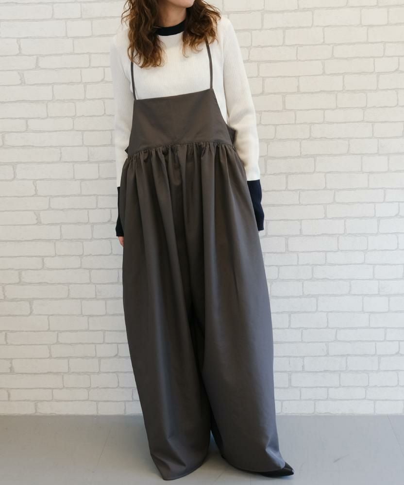 ロングサロペット｜楽ちん×体型カバーでこなれ見え｜季節を問わず着