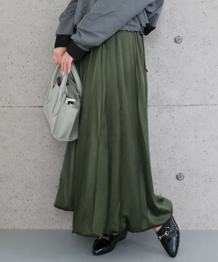 最終値下げ価格】サテンバルーンスカート レディース 春 夏 秋 M