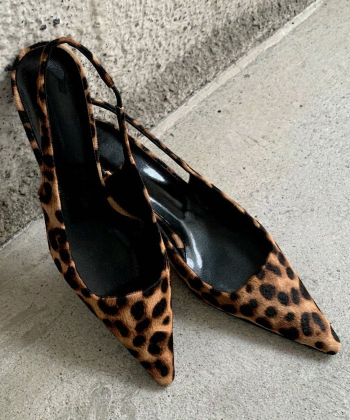 バックストラップローヒールパンプス レディース 春 夏 秋 冬| アクア