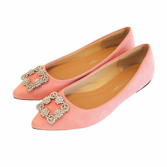 ビジューフラットパンプス レディース | アクアガレージ aquagarage