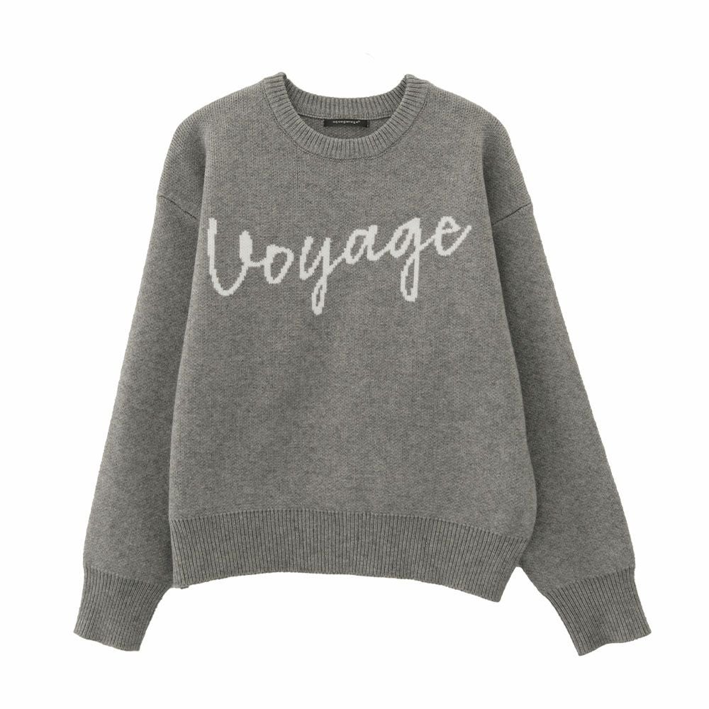 ロゴニットトップス レディース 春 秋 冬 | アクアガレージ aquagarage