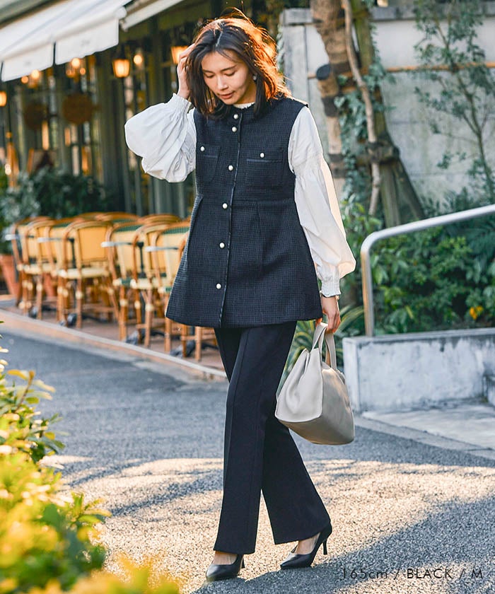 裏起毛フレアパンツ レディース M L LL 裏起毛 ≪ゆうメール便配送30