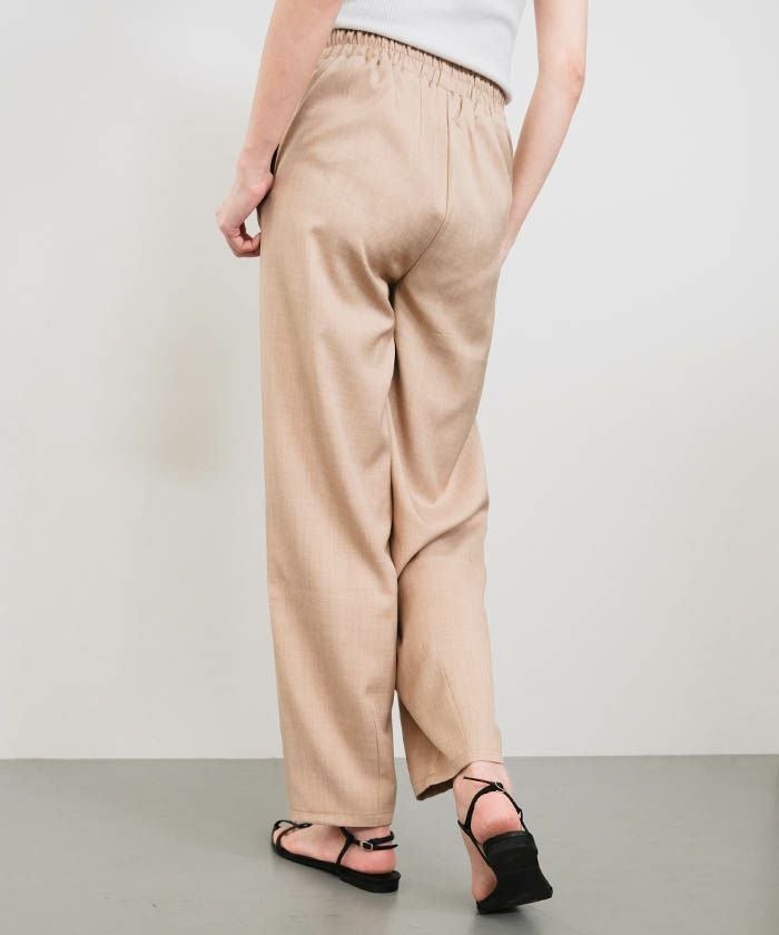 リネンライクタックカーブパンツ レディース 春 秋 M ≪ゆうメール便