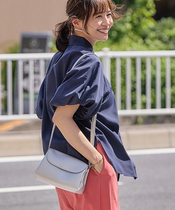 バルーンスリーブシャツブラウス｜華やか袖で着映え＆体型カバー｜春夏