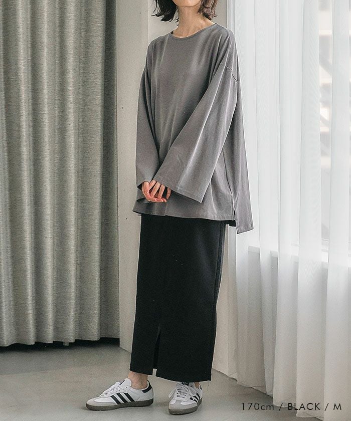 ストレッチベイカースカート レディース 春 夏 秋 M L≪ゆうメール便