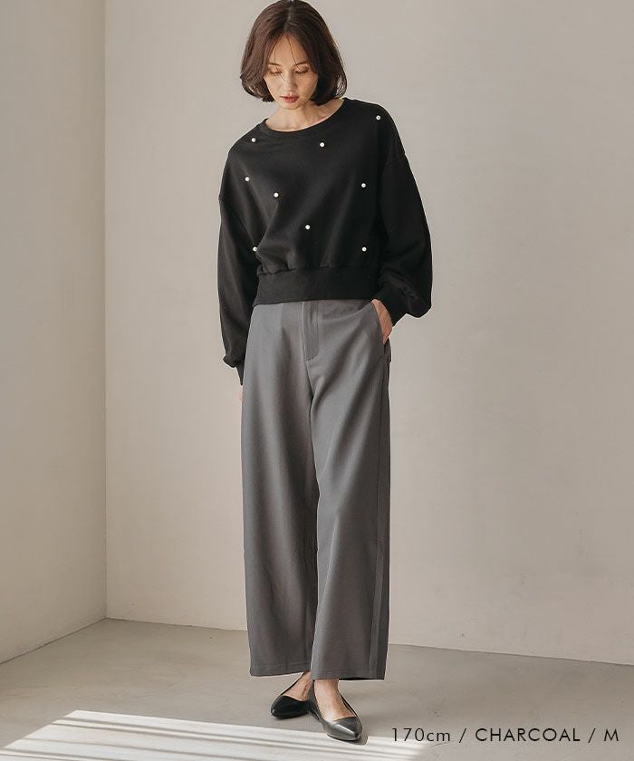 ツイルカーブパンツ レディース 春 夏 秋 冬 M L ≪ゆうメール便配送20