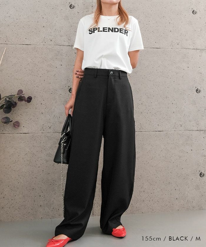 ツイルカーブパンツ レディース 春 夏 秋 冬 M L ≪ゆうメール便配送20