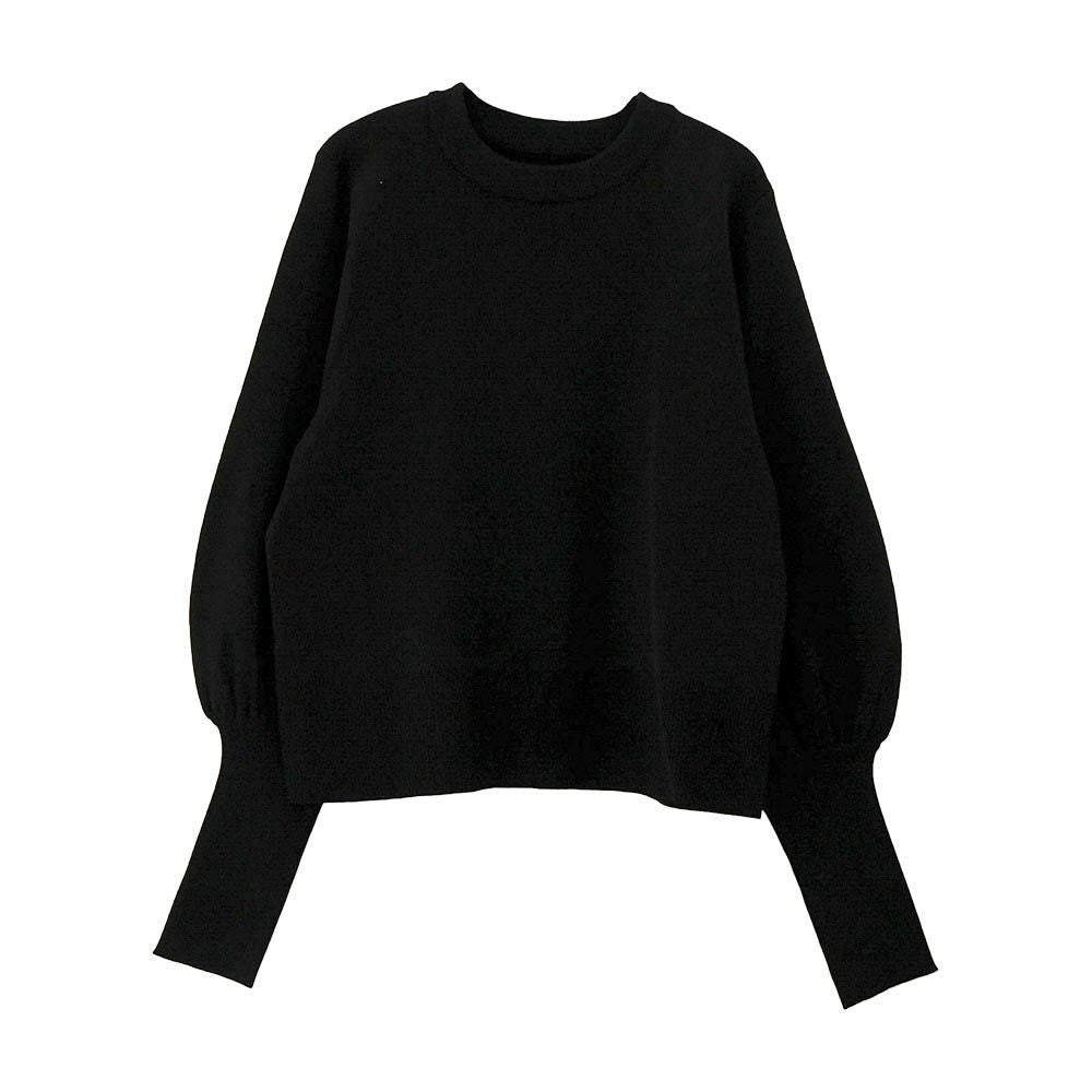 2016AW 袖ボリュームニット♡ ロングリブボリューム袖ニットトップス 春 秋 冬 M レディース≪ゆう