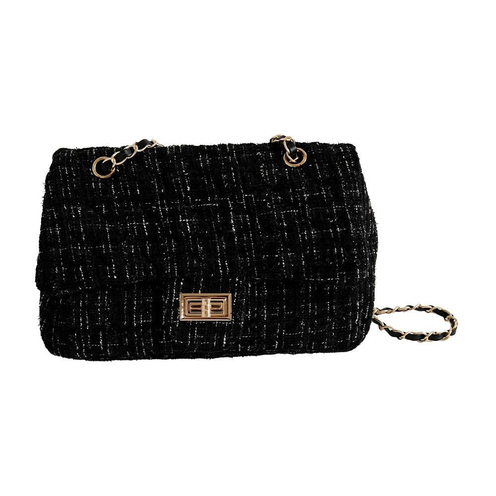 ツイードチェーン2wayショルダーバッグ レディース | アクアガレージ