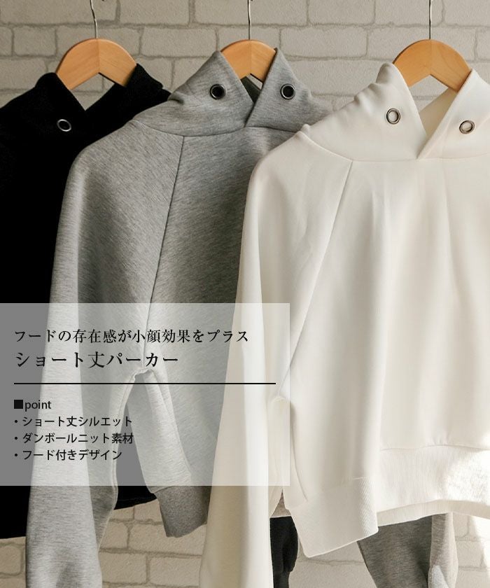 ショート丈パーカー 春 秋 冬 M L レディース | アクアガレージ