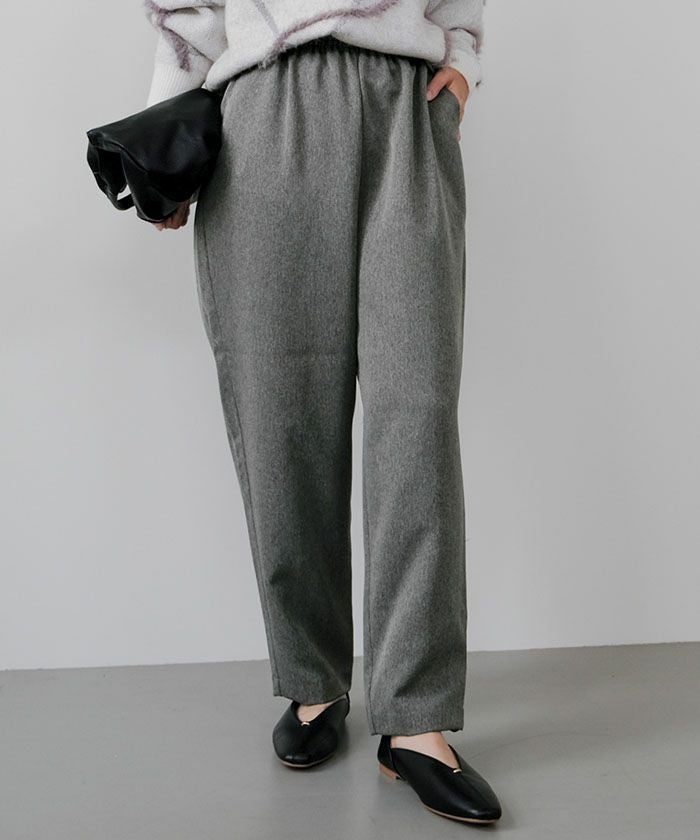 ヘリンボーンコクーンパンツ レディース 春 秋 冬 M L LL ≪ゆうメール