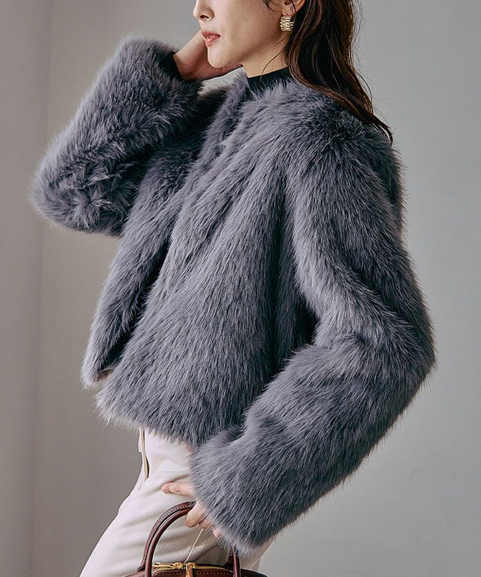 ノーカラーファージャケット 秋 冬 M | アクアガレージ aquagarage