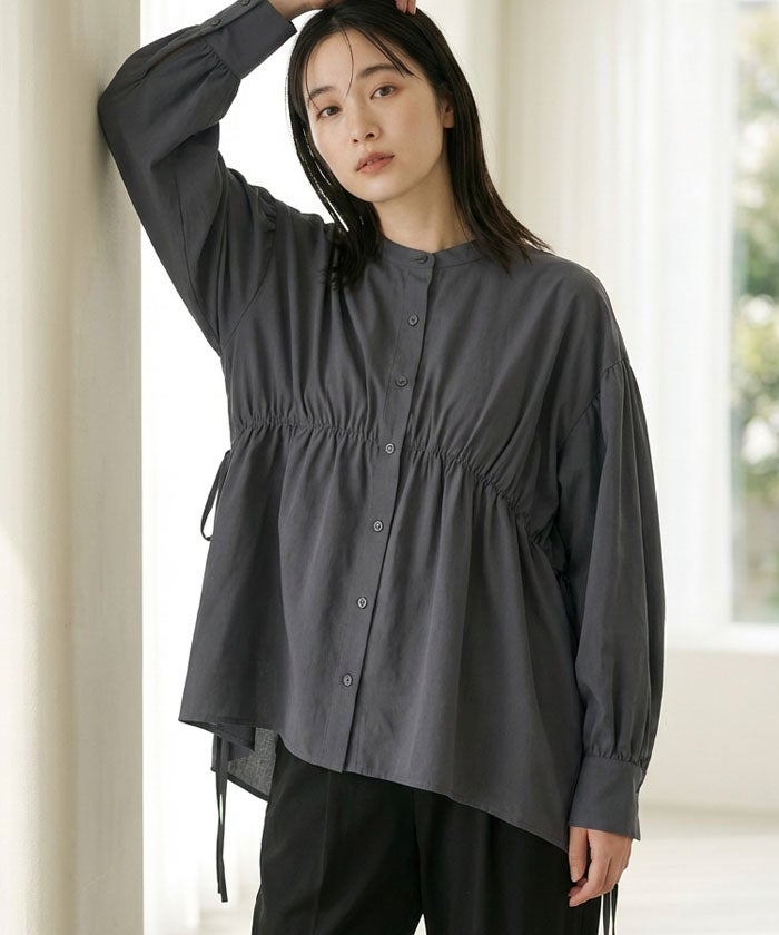 ペプラムラッシュガードシャツ