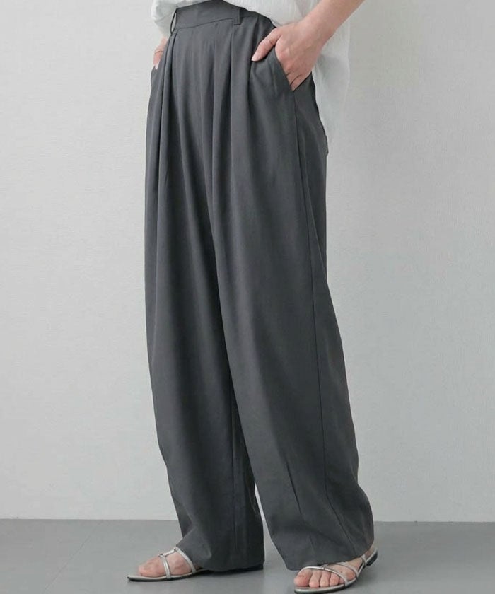 接触冷感イージーコクーンパンツ