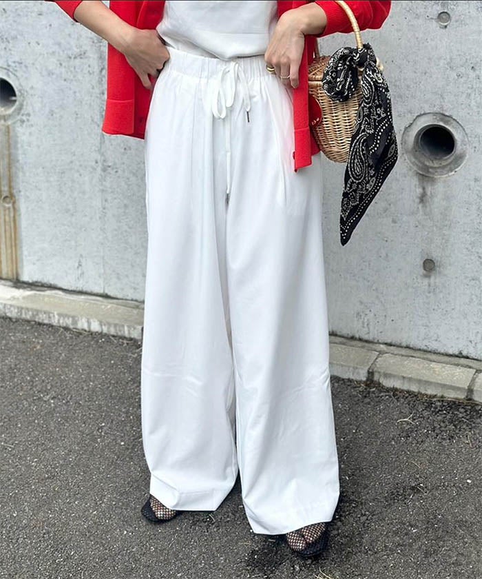 イージーセミワイドパンツ 春 夏 秋 M L |≪ゆうメール便配送30・代引